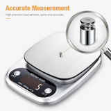Digital Kitchen Food Scale – Stainless Steel Weighing Scale with 1g Precision (22lb Capacity)