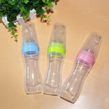 Baby Spoon Bottle Feeder – Silicone Squeeze Feeding Bottle for Infants & Toddlers