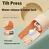 Portable Travel Dog Water Bottle with Drinking Cup – Pet Water Dispenser for Outdoor Use
