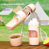 Portable Travel Dog Water Bottle with Drinking Cup – Pet Water Dispenser for Outdoor Use