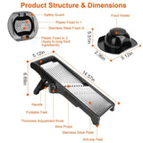 Stainless Steel Fruit & Vegetable Slicer – Manual Kitchen Cutter for Easy Food Prep